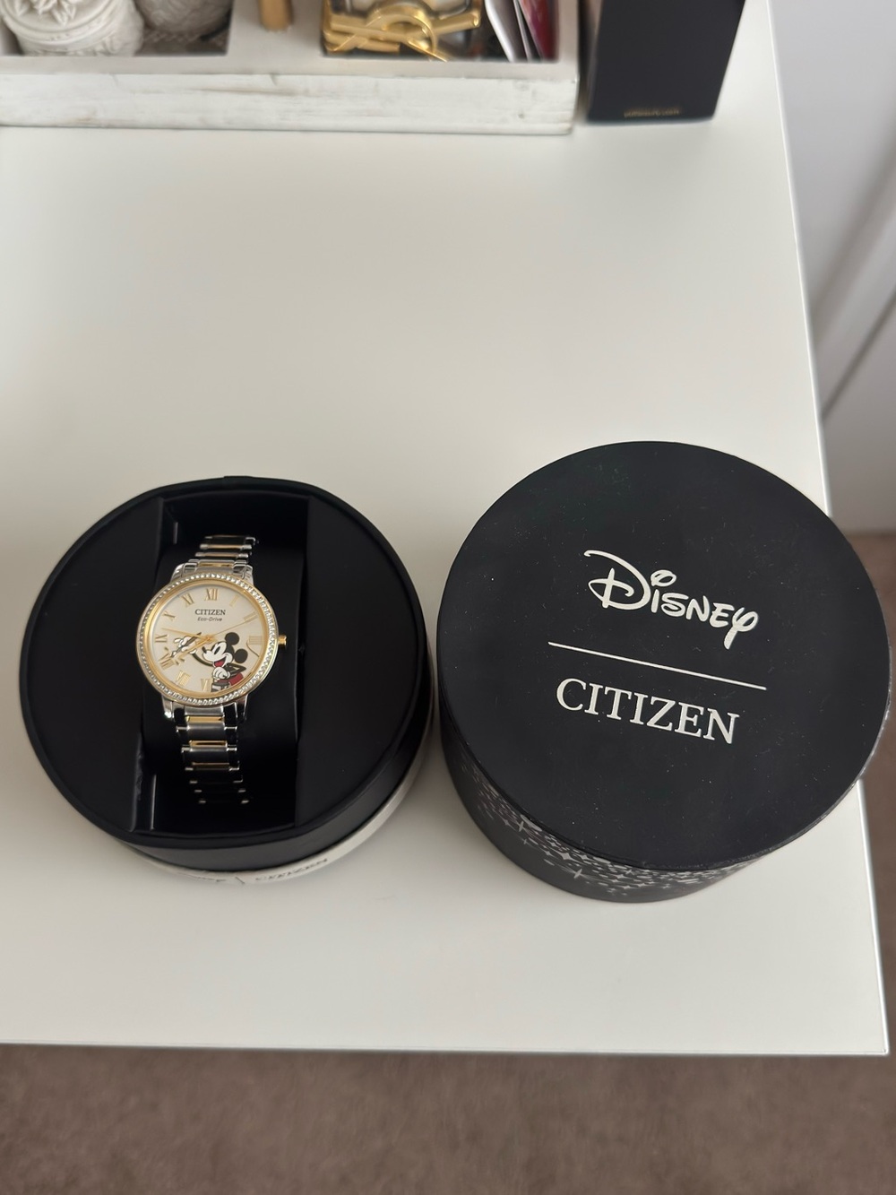 Citizen Women’s Two-Tone Gold & Silver Mickey Mouse Bracelet Watch